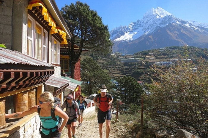 Trek himalayas creative travel trekking nepal 1977 since story family share something